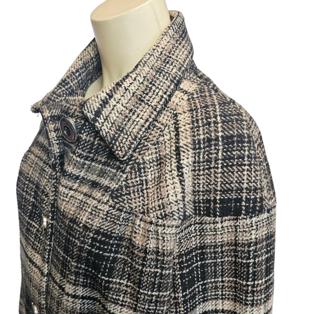Mossimo Plaid Wool Blend Jacket. Medium - image 2